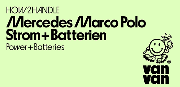 How does the Mercedes Marco Polo work: Power and Batteries